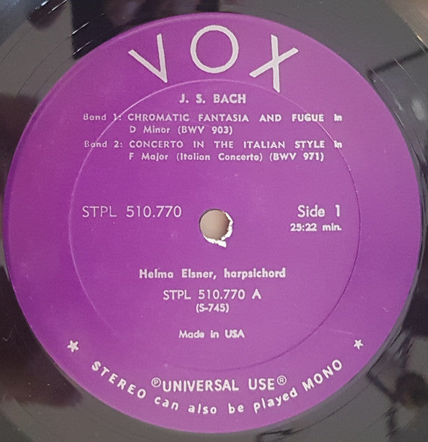 Harpsichord Music / Œuvres Pour Clavecin | Near Mint (NM) Near Mint (NM)