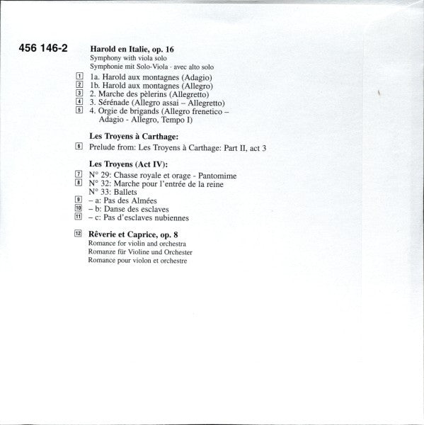 Hector Berlioz - Complete Orchestral Works · Sämtliche Orchesterwerke · L'œuvre Pour Orchestre (CD BOXSET Philips ‎– 456 143-2) | USED Near Mint (NM) Excellent+ (EX+) - CLASSICAL / USED *NEAR MINT*