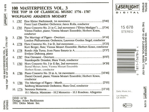 Various - The Top 100 Masterpieces Of Classical Music: 1685-1928 *10XCD BOX* | Near Mint (NM) Near Mint (NM) - CLASSICAL / USED *NEAR MINT*