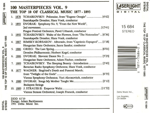 Various - The Top 100 Masterpieces Of Classical Music: 1685-1928 *10XCD BOX* | Near Mint (NM) Near Mint (NM) - CLASSICAL / USED *NEAR MINT*
