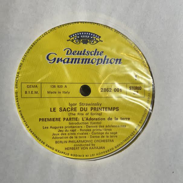 Le Sacre Du Printemps (VINYL) | - CLASSICAL / USED *NEAR MINT*