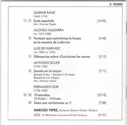 Guitarra Española (CD) | Near Mint (NM) Near Mint (NM) - CLASSICAL / USED *NEAR MINT*