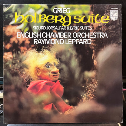 Grieg*, English Chamber Orchestra, Raymond Leppard - Holberg Suite / Sigurd Jorsalfar & Lyric Suites (VINYL LP PHILIPS 9500 748 1980) | Near Mint (NM or M-) Near Mint (NM) - CLASSICAL / USED *NEAR MINT*