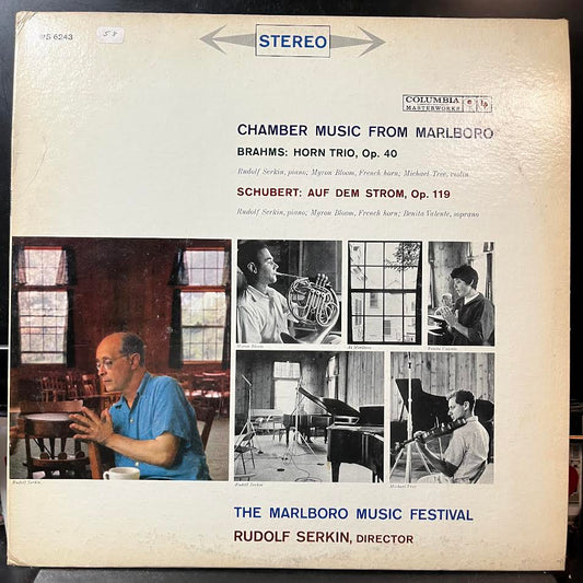 Chamber Music From Marlboro: Horn Trio, Op. 40 / Auf Dem Strom, Op. 119 (VINYL) | Near Mint (NM or M-) Excellent+ (EX+) - CLASSICAL / USED *NEAR MINT*