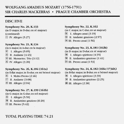 Wolfgang Amadeus Mozart - The Symphonies (10x CD Telarc ‎– CD 80729) | USED Near Mint (NM or M-) Near Mint (NM) - CLASSICAL / USED *NEAR MINT*
