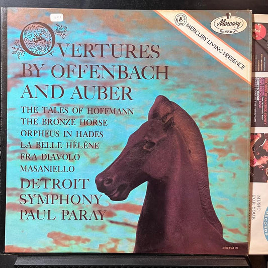 Overtures By Offenbach & Auber (VINYL) | Near Mint (NM or M-) Excellent (EX) - CLASSICAL / USED *NEAR MINT*