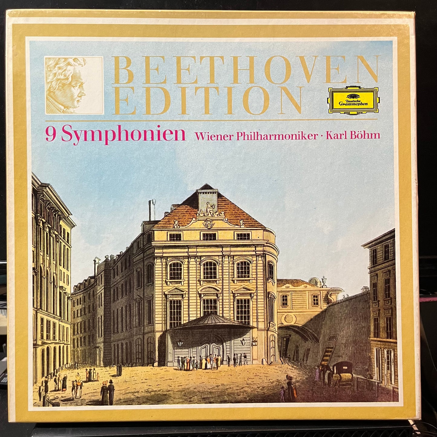 Ludwig Van Beethoven - Wiener Philharmoniker, Karl Böhm – 9 Symphonien (VINYL BOX 8xLP DEUTSCHE GRAMMOPHON R-205040 1977) | Near Mint (NM or M-) Near Mint (NM) - CLASSICAL / USED *NEAR MINT*
