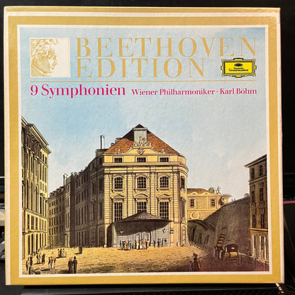 Ludwig Van Beethoven - Wiener Philharmoniker, Karl Böhm – 9 Symphonien (VINYL BOX 8xLP DEUTSCHE GRAMMOPHON R-205040 1977) | Near Mint (NM or M-) Near Mint (NM) - CLASSICAL / USED *NEAR MINT*