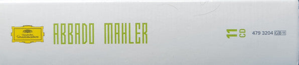 Gustav Mahler - Mahler - Abbado (CD BOXSET Deutsche Grammophon ‎– 00289 479 3204, Deutsche Grammophon ‎– 479 3204, Universal ‎– 479 3204) | NEW Near Mint (NM) Near Mint (NM) - CLASSICAL / USED *NEAR MINT*