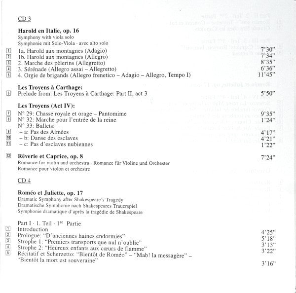 Hector Berlioz - Complete Orchestral Works · Sämtliche Orchesterwerke · L'œuvre Pour Orchestre (CD BOXSET Philips ‎– 456 143-2) | USED Near Mint (NM) Excellent+ (EX+) - CLASSICAL / USED *NEAR MINT*