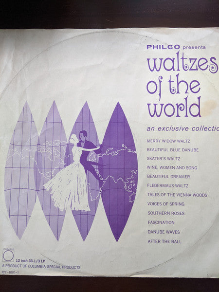 Unknown Artist - Philco Presents Waltzes of the World | Near Mint (NM) Generic - CLASSICAL / USED *NEAR MINT*