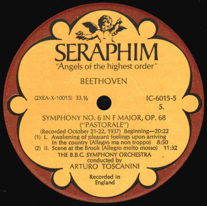Arturo Toscanini - Beethoven: Symphonies Nos. 1, 4 & 6 ("Pastorale") *BOX* | Near Mint (NM) Excellent (EX) - CLASSICAL / USED *NEAR MINT*