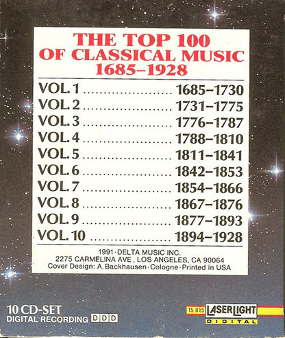 Various - The Top 100 Masterpieces Of Classical Music: 1685-1928 *10XCD BOX* | Near Mint (NM) Near Mint (NM) - CLASSICAL / USED *NEAR MINT*