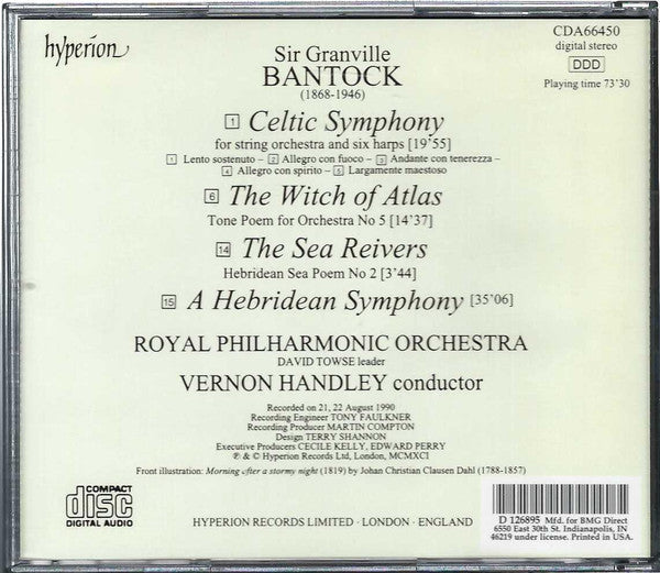 Hebridean Symphony / Celtic Symphony / The Witch Of Atlas / The Sea Reivers | Near Mint (NM) Near Mint (NM or M-) - CLASSICAL / USED *NEAR MINT*