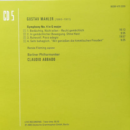 Gustav Mahler - Mahler - Abbado (CD BOXSET Deutsche Grammophon ‎– 00289 479 3204, Deutsche Grammophon ‎– 479 3204, Universal ‎– 479 3204) | NEW Near Mint (NM) Near Mint (NM) - CLASSICAL / USED *NEAR MINT*