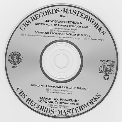 The Sonatas For Piano/Klavier & Cello (2xCD) | Near Mint (NM) Near Mint (NM) - CLASSICAL / USED *NEAR MINT*