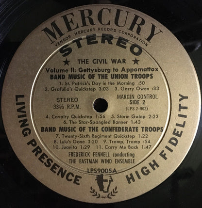Frederick Fennell - The Civil War Its Music And Its Sounds Volume 2 | Near Mint (NM) Near Mint (NM) - CLASSICAL / USED *NEAR MINT*
