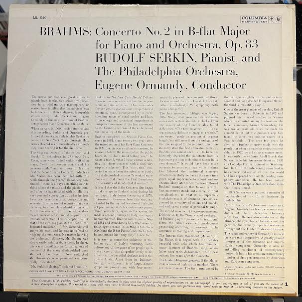 Piano Concerto No. 2 In B Flat Major (VINYL) | Near Mint (NM or M-) Very Good Plus (VG+) - CLASSICAL / USED *NEAR MINT*