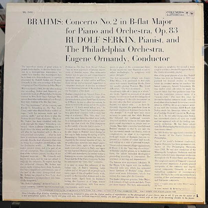 Piano Concerto No. 2 In B Flat Major (VINYL) | Near Mint (NM or M-) Very Good Plus (VG+) - CLASSICAL / USED *NEAR MINT*