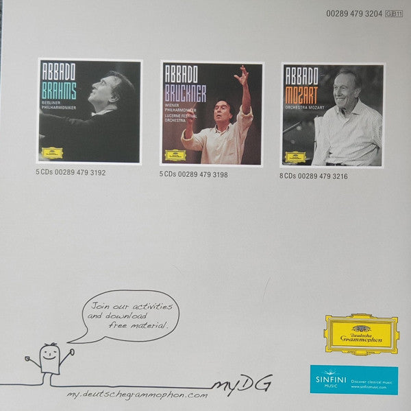 Gustav Mahler - Mahler - Abbado (CD BOXSET Deutsche Grammophon ‎– 00289 479 3204, Deutsche Grammophon ‎– 479 3204, Universal ‎– 479 3204) | NEW Near Mint (NM) Near Mint (NM) - CLASSICAL / USED *NEAR MINT*