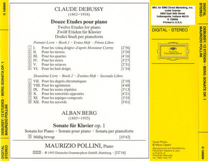 Debussy: 12 Etudes / Berg: Sonate Op. 1 (CD) | Near Mint (NM) Near Mint (NM or M-) - CLASSICAL / USED *NEAR MINT*