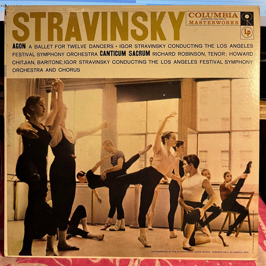 Igor Stravinsky - Agon (A Ballet For Twelve Dancers) / Canticum Sacrum | Near Mint (NM) Excellent (EX) - CLASSICAL / USED *NEAR MINT*