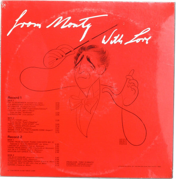 Mantovani And His Orchestra - From Monty, With Love | Near Mint (NM) Excellent (EX) - CLASSICAL / USED *NEAR MINT*