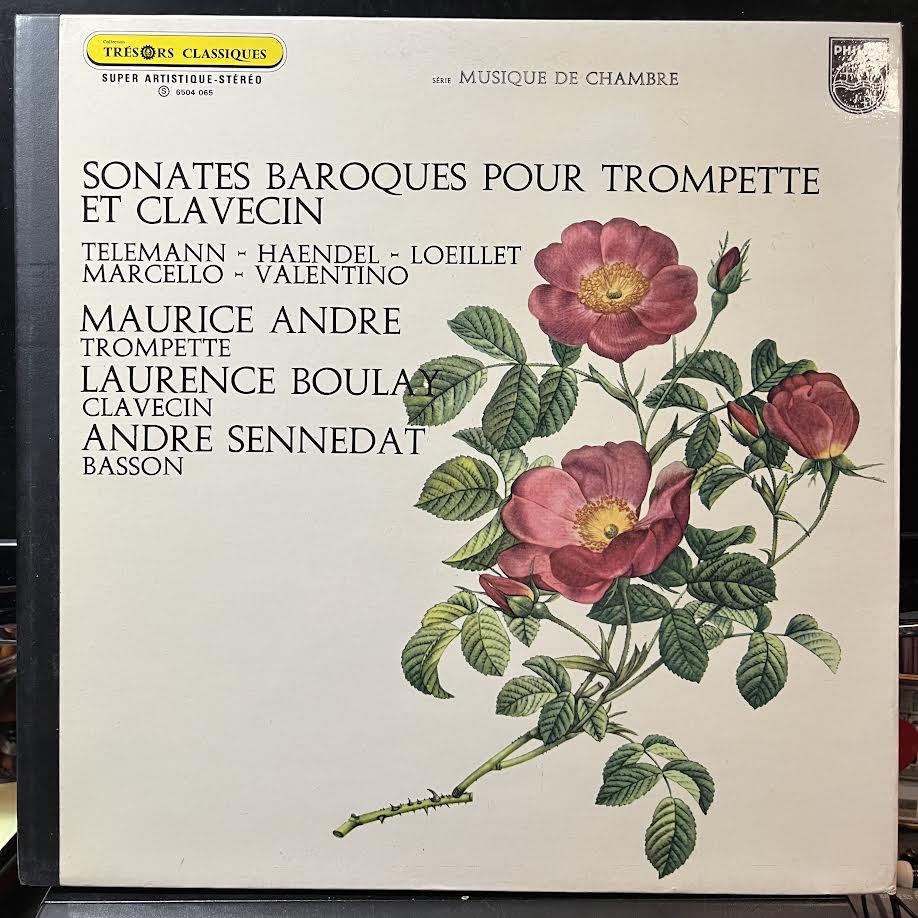 Maurice André - Sonates Baroques Pour Trompette Et Clavecin (VINYL) | Near Mint (NM) Near Mint (NM) - CLASSICAL / USED *NEAR MINT*