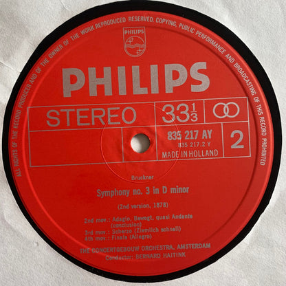 Sinfonie Nr. 3 D-Moll (VINYL) | Near Mint (NM or M-) Near Mint (NM or M-) - CLASSICAL / USED *NEAR MINT*