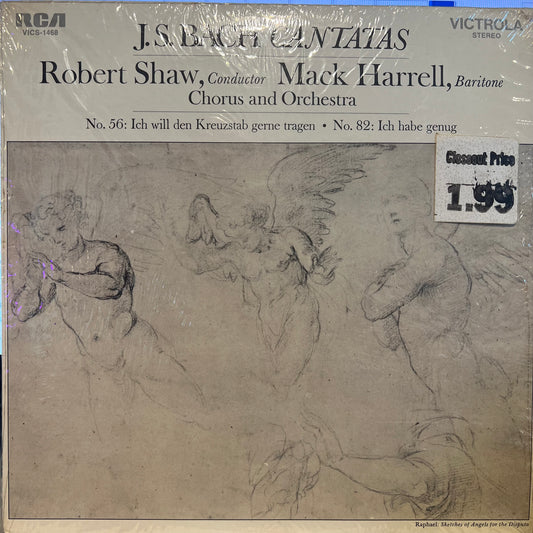 Cantatas No. 56: Ich Will Den Kreuzstab Gerne Tragen / No. 82: Ich Habe Genug | Near Mint (NM) Near Mint (NM) - CLASSICAL / USED *NEAR MINT*