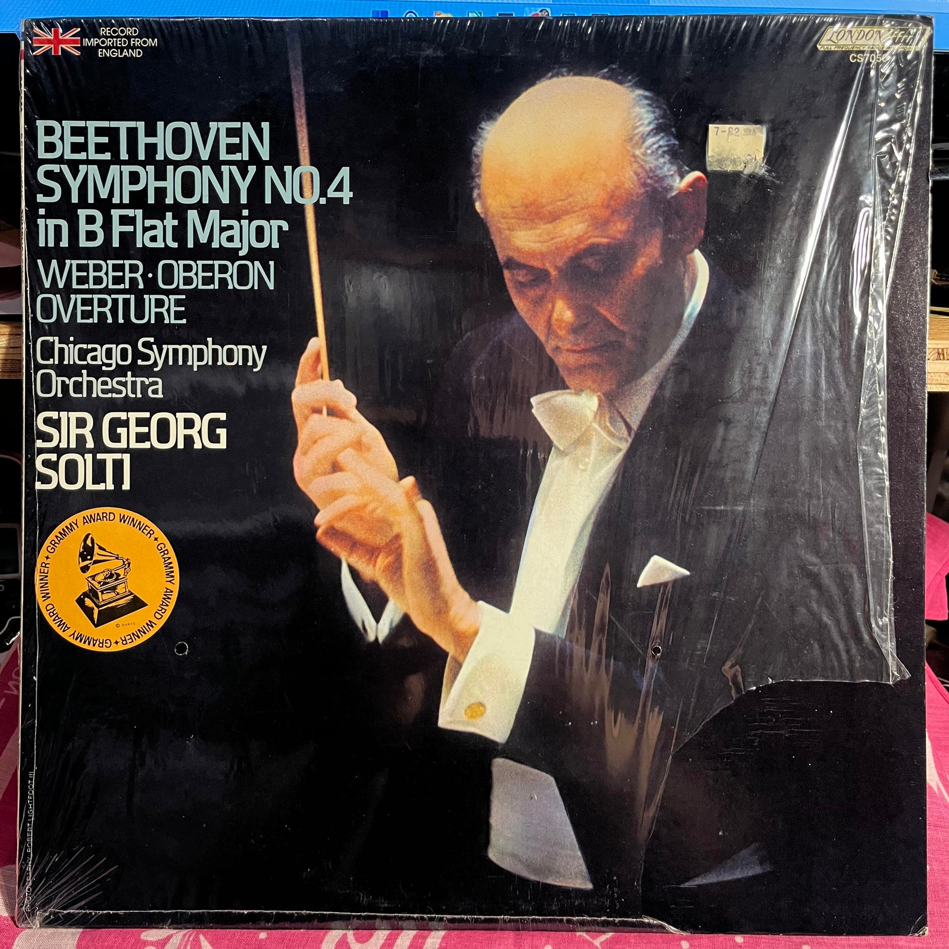 Ludwig Van Beethoven - Symphony No. 4 In B Flat Major · Oberon Overture *SHRINK* | Near Mint (NM) Near Mint (NM) - CLASSICAL / USED *NEAR MINT*