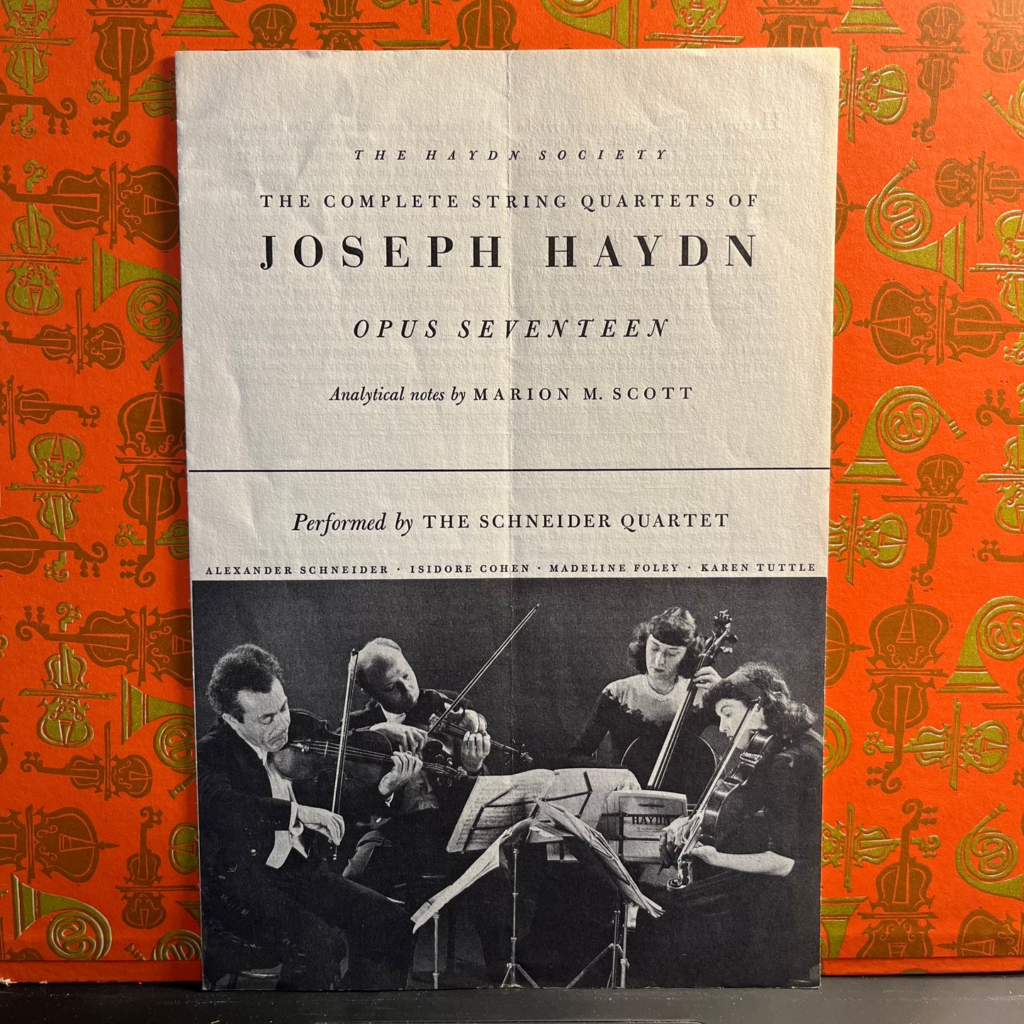 Joseph Haydn String Quartets – Opus 17: Number 5 In G / Number 6 In D LP Near Mint (NM or M-) Near Mint (NM or M-)