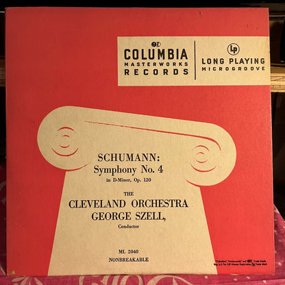 Robert Schumann - Symphony No. 4 In D-Minor, Op. 120 10" | Near Mint (NM) Near Mint (NM) - CLASSICAL / USED *NEAR MINT*