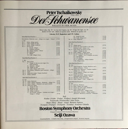 Pyotr Ilyich Tchaikovsky - Der Schwanensee = Swan Lake = Le Lac Des Cygnes = Il Lago Dei Cigni *BOX / GERMANY* | Near Mint (NM) Excellent (EX) - CLASSICAL / USED *NEAR MINT*
