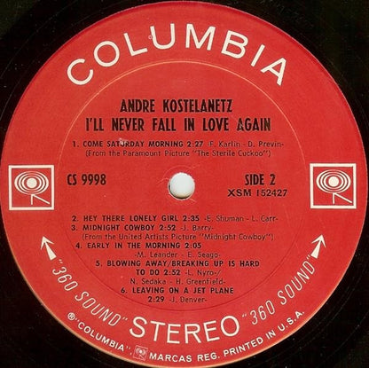 I'll Never Fall In Love Again | Near Mint (NM) Near Mint (NM)