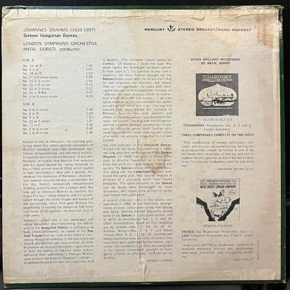 16 Hungarian Dances (VINYL) | Near Mint (NM) Very Good Plus Plus (VG++) - CLASSICAL / USED *NEAR MINT*