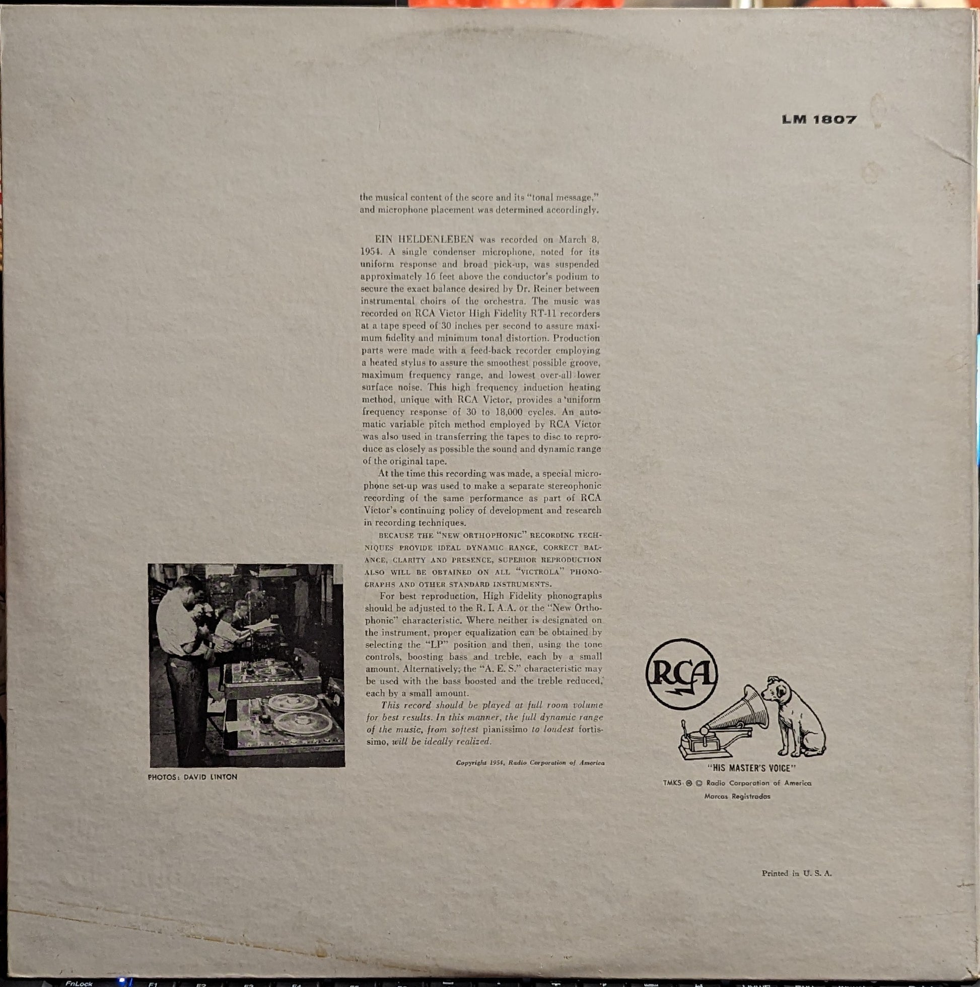 Richard Strauss - Ein Heldenleben | Near Mint (NM) Excellent (EX) - CLASSICAL / USED *NEAR MINT*