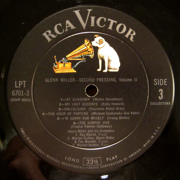 Glenn Miller And His Orchestra - Second Pressing, Volume Two | Near Mint (NM) Near Mint (NM) - JAZZ / USED *NEAR MINT*