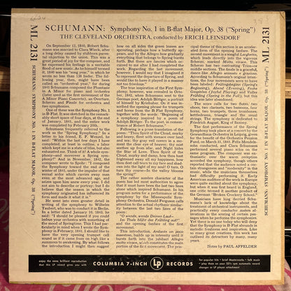 Robert Schumann - Symphony No. 1 In B-Flat Major, Op. 38 ("Spring") 10" | Near Mint (NM) Excellent (EX) - CLASSICAL / USED *NEAR MINT*