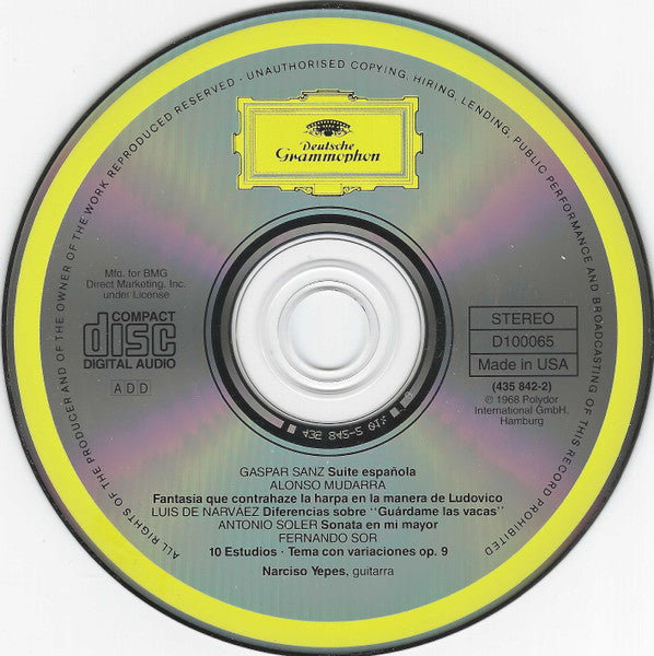 Guitarra Española (CD) | Near Mint (NM) Near Mint (NM) - CLASSICAL / USED *NEAR MINT*