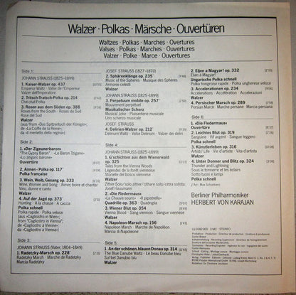 Berliner Philharmoniker - Johann & Josef Strauss Walzer•Polkas•Märsche•Ouvertüren *BOX* | Near Mint (NM) Excellent (EX) - CLASSICAL / USED *NEAR MINT*