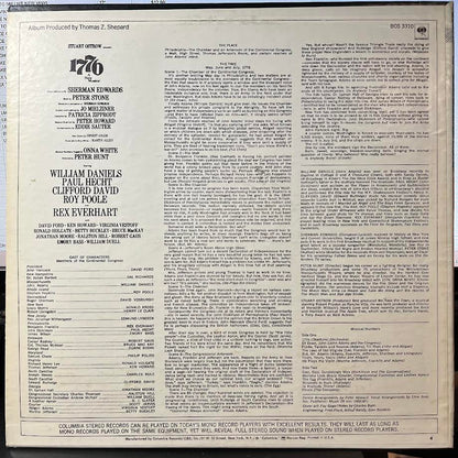 1776 (A New Musical) (VINYL) | Near Mint (NM) Excellent (EX) - CLASSICAL / USED *NEAR MINT*