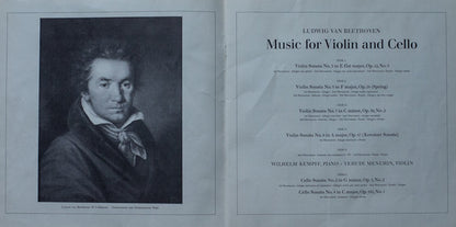 Ludwig Van Beethoven - Music For Violin And Cello Part 1 *BOX* | Near Mint (NM) Very Good Plus (VG+) - CLASSICAL / USED *NEAR MINT*