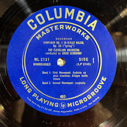 Symphony No. 1 In B-Flat Major, Op. 38 ("Spring") 10" | Near Mint (NM) Excellent (EX)