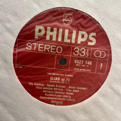 Felix Mendelssohn-Bartholdy - Elias | Near Mint (NM) Near Mint (NM) - CLASSICAL / USED *NEAR MINT*