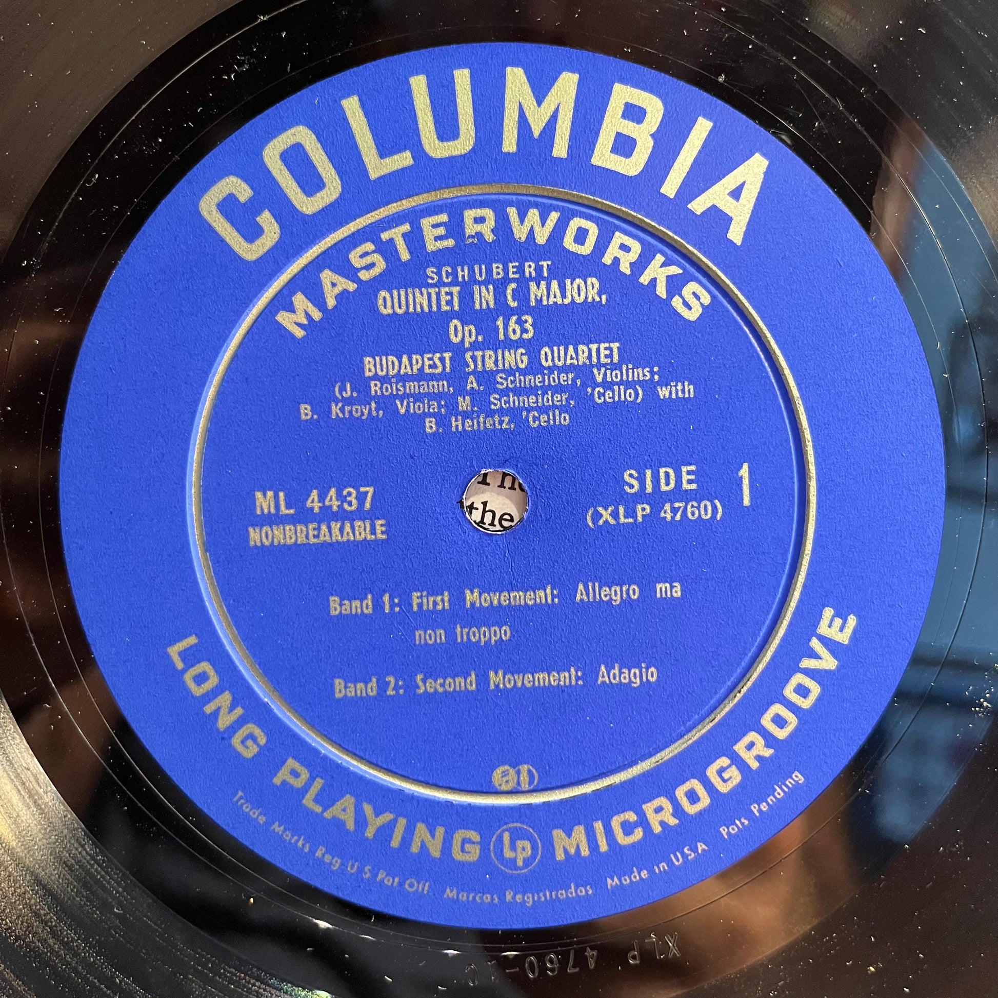 Franz Schubert - Quintet In C Major, Op. 163 | Near Mint (NM) Near Mint (NM) - CLASSICAL / USED *NEAR MINT*