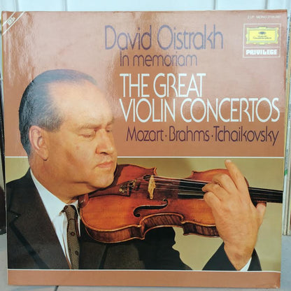 The Great Violin Concertos. Mozart . Brahms . Tchaikovsky (2xVINYL) | Near Mint (NM or M-) Near Mint (NM or M-) - CLASSICAL / USED *NEAR MINT*