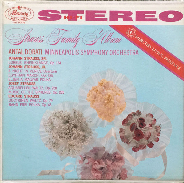 Strauss Family Album (VINYL) | Near Mint (NM or M-) Excellent (EX) - CLASSICAL / USED *NEAR MINT*