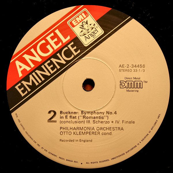 Symphony No. 4 In E Flat ("Romantic") | Near Mint (NM) Near Mint (NM)