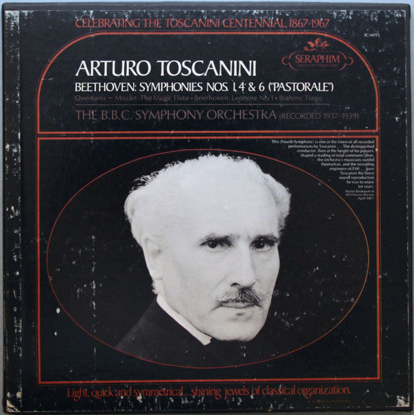 Arturo Toscanini - Beethoven: Symphonies Nos. 1, 4 & 6 ("Pastorale") *BOX* | Near Mint (NM) Excellent (EX) - CLASSICAL / USED *NEAR MINT*